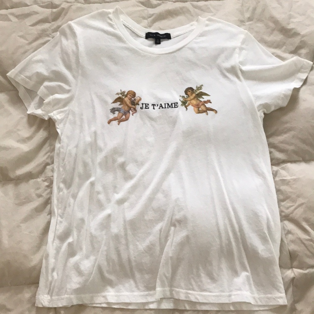 ⚡️PACSUN | je t’aime angel tshirt